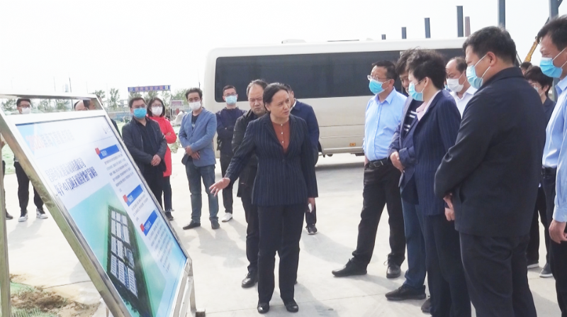 Municipal leaders went to Longgang new materials to investigate the promotion of major projects in the city