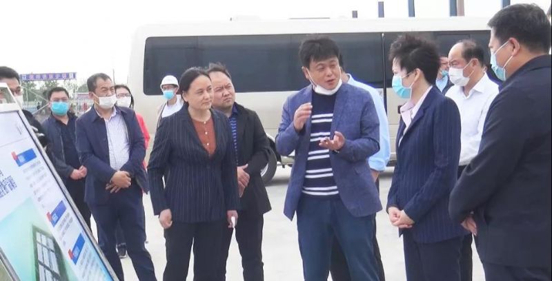 Municipal leaders went to Longgang new materials to investigate the promotion of major projects in the city