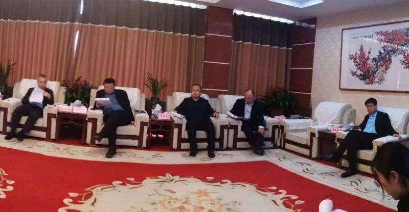 The Local Financial Supervision Bureau of Weifang City visited Longgang Group to investigate the progress of listing